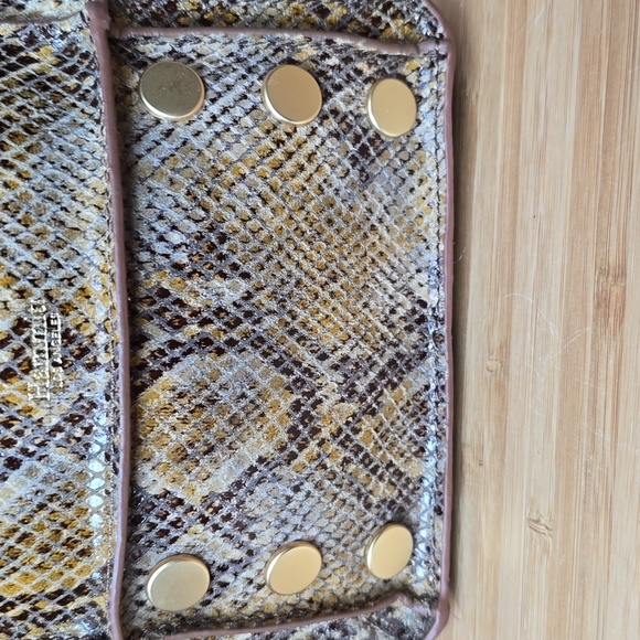 Hammitt Mini Backpack in Brown Snakeskin Print with Gold Studs main image 16